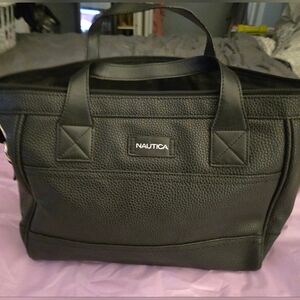 Nautica Black Tote/Laptop bag EUC